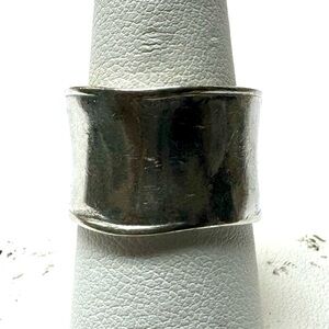 Didae Israel Sterling Silver Cigar Band Ring Size 7.5